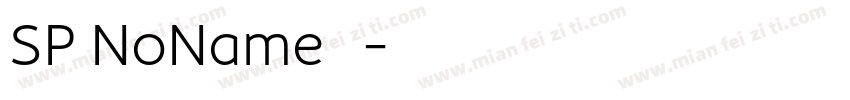 SP NoName下载字体转换